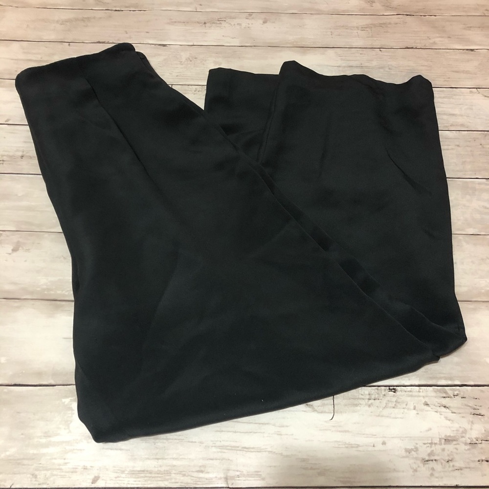 COPY - VTG Carlisle black silk high waist pants